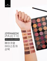 Bảng Màu Mắt Chuyên Nghiệp 28 Ô Vacosi Pro Studio EyeShadow Palette 45g #83ESN – Shimmer Natural