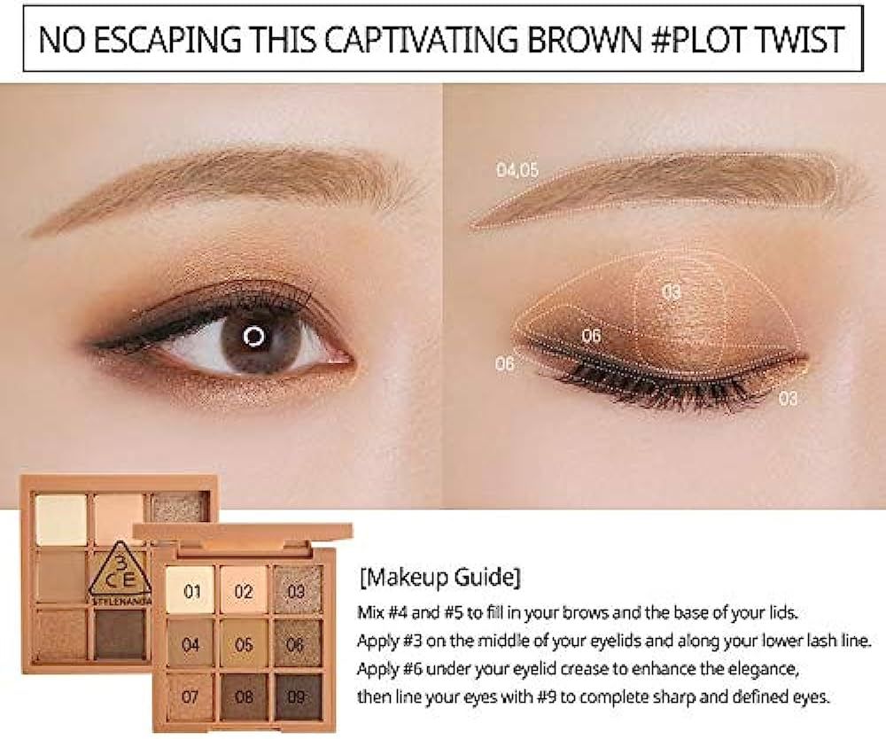 Bảng Phấn Mắt 3CE Multi Eye Color Palette #Plot Twist (Ko tđ)