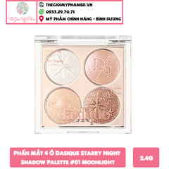 Bảng Phấn Mắt 4 Ô Dasique Starry Night Shadow Palette #01 Moonlight