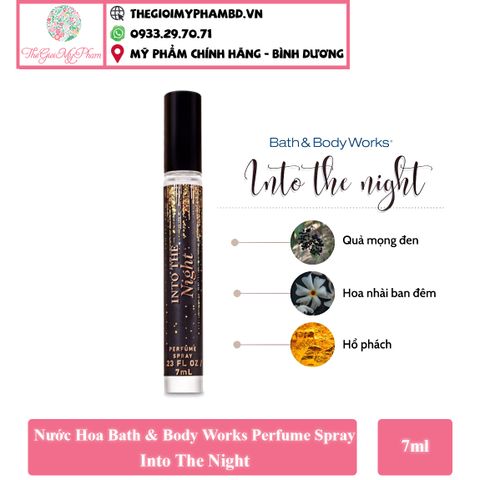 Nước Hoa Nữ Bath and Body Works Perfume Spray 7ml #Into The Night