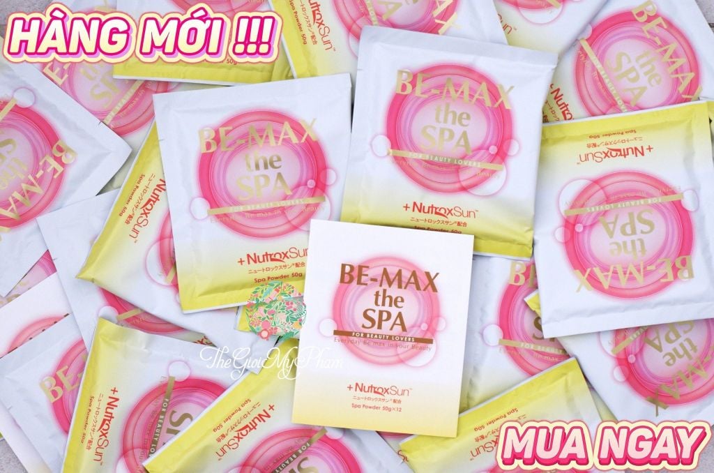 Bột tắm trắng Be-Max The Spa Bath Powder 50g