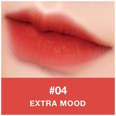 [Màu 01-05] Son Kem Bbia Last Velvet Lip Tint Version 1 #04 Extra Mood