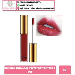 Son kem Bbia Last Velvet Lip Tint Ver 3 #14