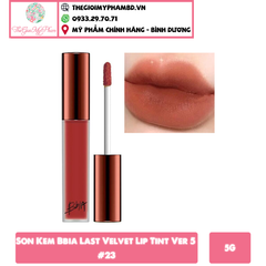 Son kem Bbia Last Velvet Lip Tint Ver 5 #23