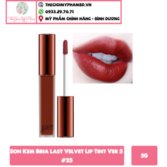 Son kem Bbia Last Velvet Lip Tint Ver 5 #25