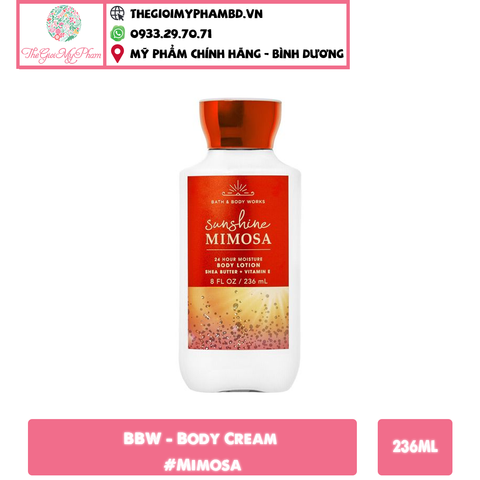 BBW - Body Lotion 236ml #Mimosa (Mẫu mới)
