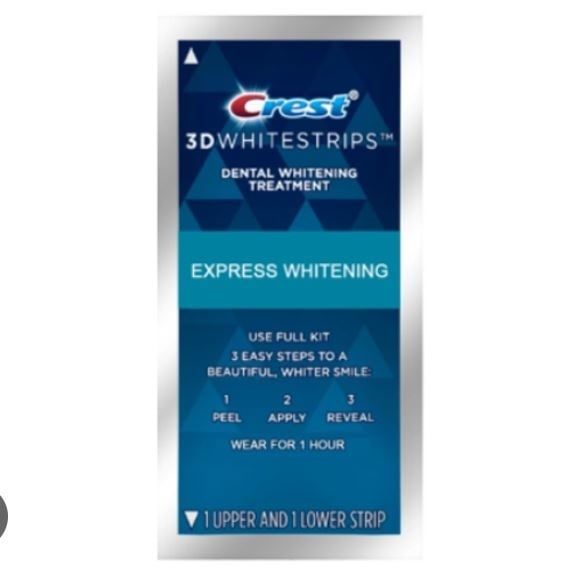Crest 3D White - Miếng dán trắng răng 60 phút #Express Whitening