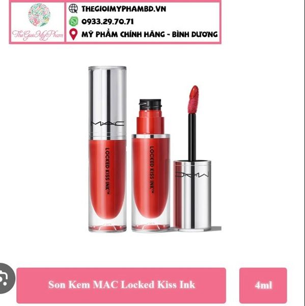 Son Kem MAC Locked Kiss Ink 24h Lipcolor #99 Extra Chili (Ko Tđ)