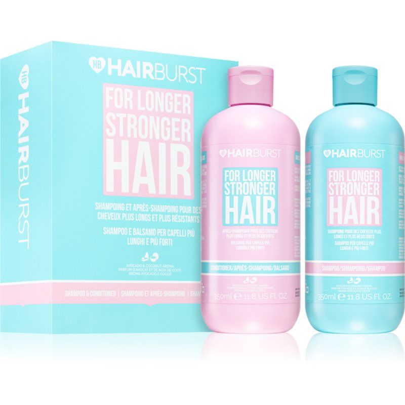 Bộ 2 Chai Dầu Gội Xả Hairburst For Longer Stronger 350ml (Ko tđ)