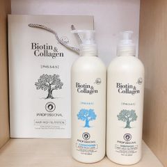 Bộ Gội+Xã Biotin & Collagen 1000ml/chai (Trắng)