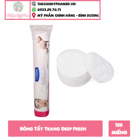 Bông tẩy trang Deep Fresh 150pcs