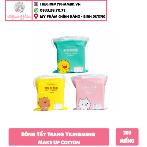 Bông tẩy trang Gấu Vịt 200pcs