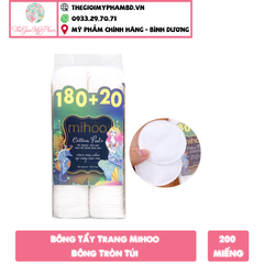 Bông tẩy trang Mihoo 200 miếng