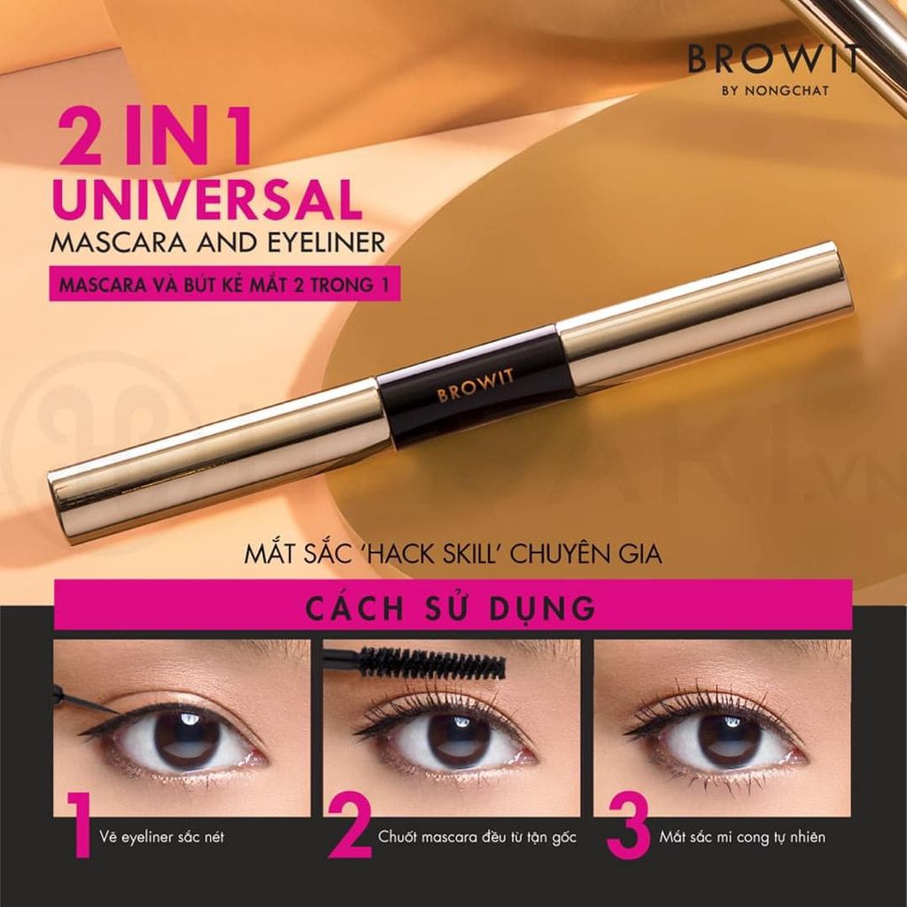 Mascara Và Bút Kẻ Mắt Browit 2 Trong 1 4g+4g ( 148k -> 123k)