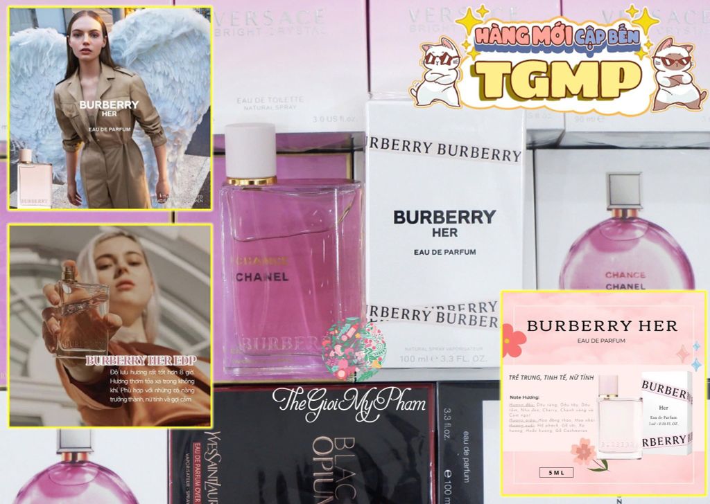 Nước Hoa Nữ Burberry Her EDP 100ml (Ko tđ)