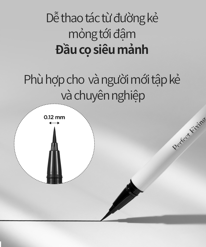 Bút Kẻ Mắt Nước Merzy Perfect Fixing Pen Eyeliner #Đen