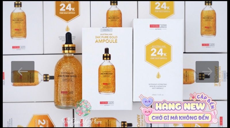 Serum Vàng Thera Lady 24K Pure Gold Ampoule 100ml