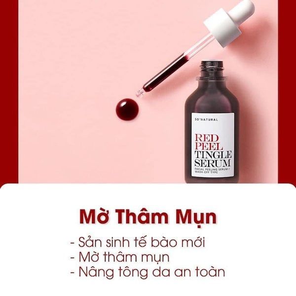 So Natural - Tinh Chất Red Peel Tingle Serum 35ml