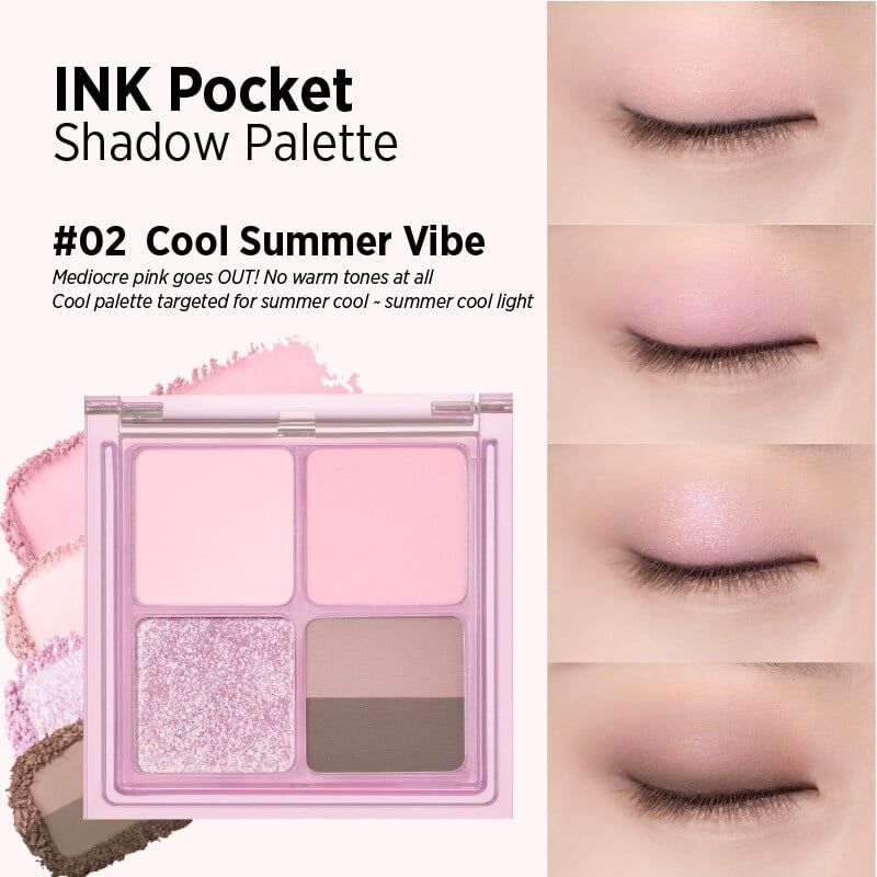 Phấn mắt INK Pocket Shadow Palette #02