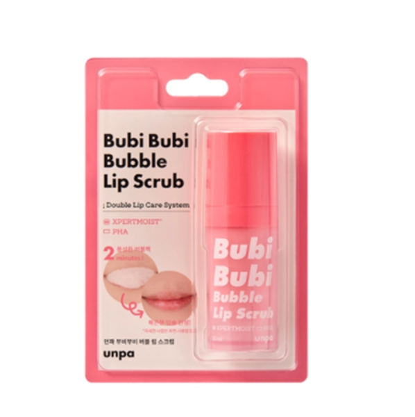 Tẩy Tế Bào Chết Môi Dạng Sủi Bọt Unpa Bubi Bubi Bubble Lip Scrub 10ml