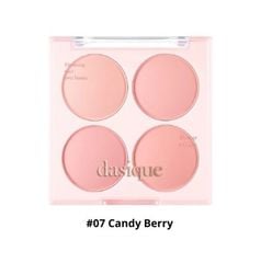 Phấn Má Hồng 4 Ô Dasique # 07 Candy Berry