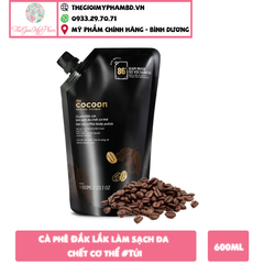 Cocoon - Cà Phê Đắk Lắk Làm Sạch Da Chết Toàn Thân 600ml (Bịch)
