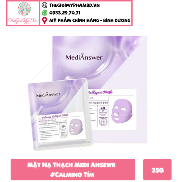 Mặt Nạ Thạch Medi Ansewr Calming (Tím)