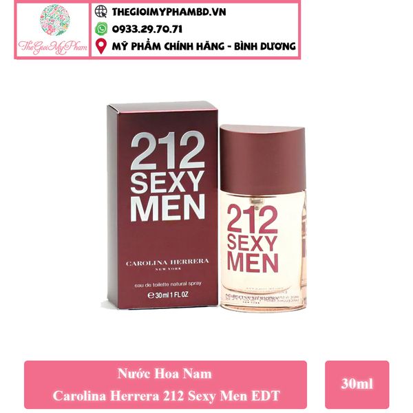 [KTD] Nước Hoa Nam Carolina Herrera 212 Sexy Men EDT 30ml