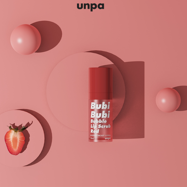 Tẩy Tế Bào Chết Môi Sủi Bọt Unpa Bubi Bubi Bubble (Mẫu Mới)