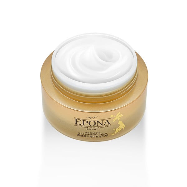 Kem dưỡng Epona Red Ginseng Gold Whitening Cream hứa hẹn mang lại nhiều hiệu quả tích cực cho làn da