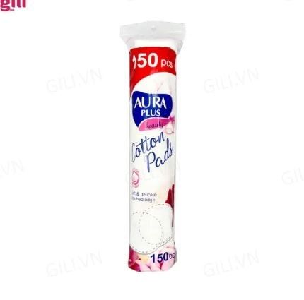 Bông Tẩy Trang Aura Beauty Cotton Pads 150 Miếng