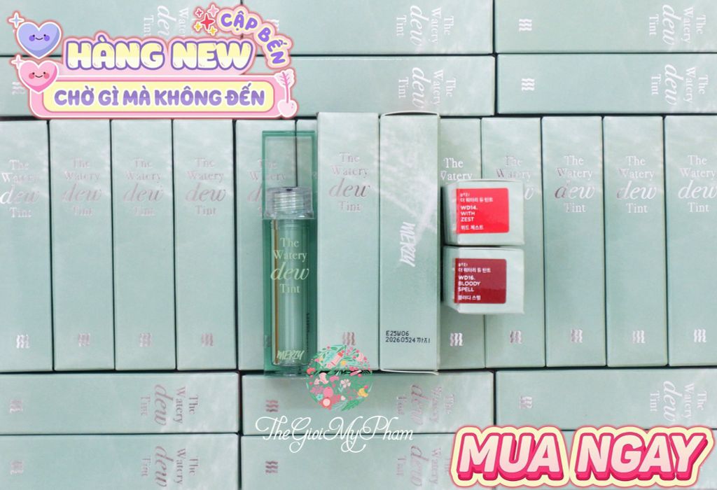 Son Tint Bóng Merzy The Watery Dew Tint #WD16