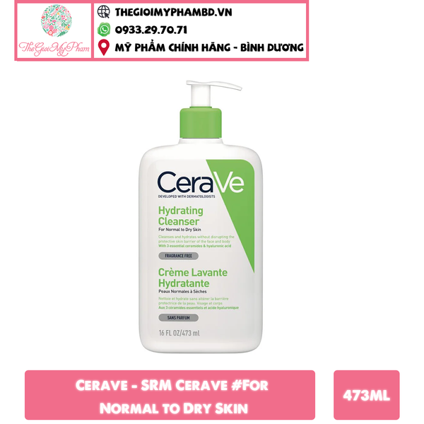 Cerave - SRM Cerave 473ml For Normal to Dry Skin