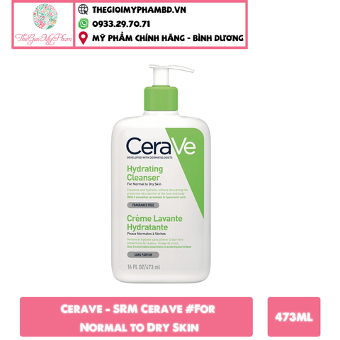 Cerave - SRM Cerave 473ml #For Normal to Dry Skin