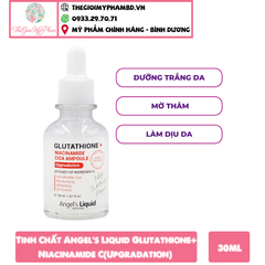 Tinh Chất Angel’s Liquid Glutathione+Niacinamide Cica Ampoule (Upgradation) 30ml