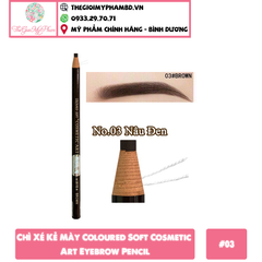 Chì Xé Kẻ Mày Coloured Soft Cosmetic Art Eyebrow Pencil #No.3