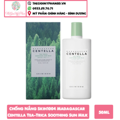 Chống Nắng Skin1004 Madagascar Centella Tea-Trica Soothing Sun Milk SPF50+ PA++++ 50m