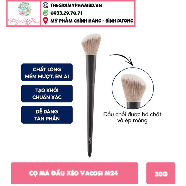 Cọ Má Đầu Xéo Vacosi M24