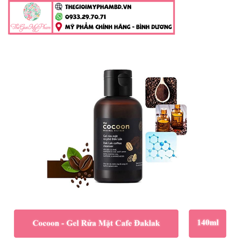 Cocoon - Gel Rửa Mặt Cafe Đaklak 140ml
