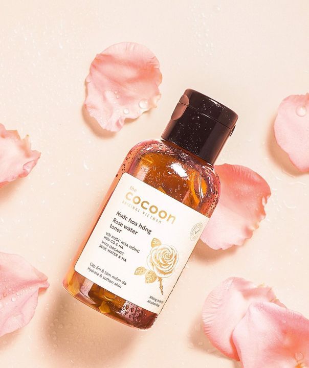 Cocoon - Nước Hoa Hồng Cocoon Rose Water Toner 140ml