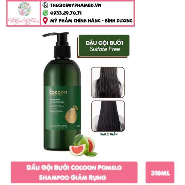 Dầu Gội Bưởi Cocoon Giảm Rụng & Kích Thích Mọc Tóc 500ml