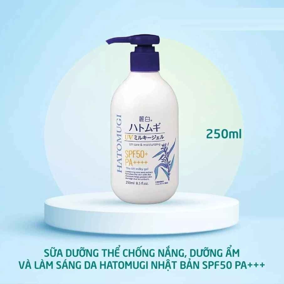 Hatomugi - Sữa Dưỡng Thể & Chống Nắng Hatomugi SPF50 250ml