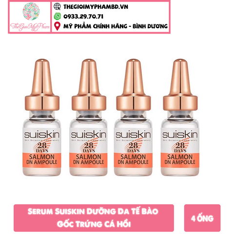 Combo 4 Ống Tinh Chất Suiskin Salmon