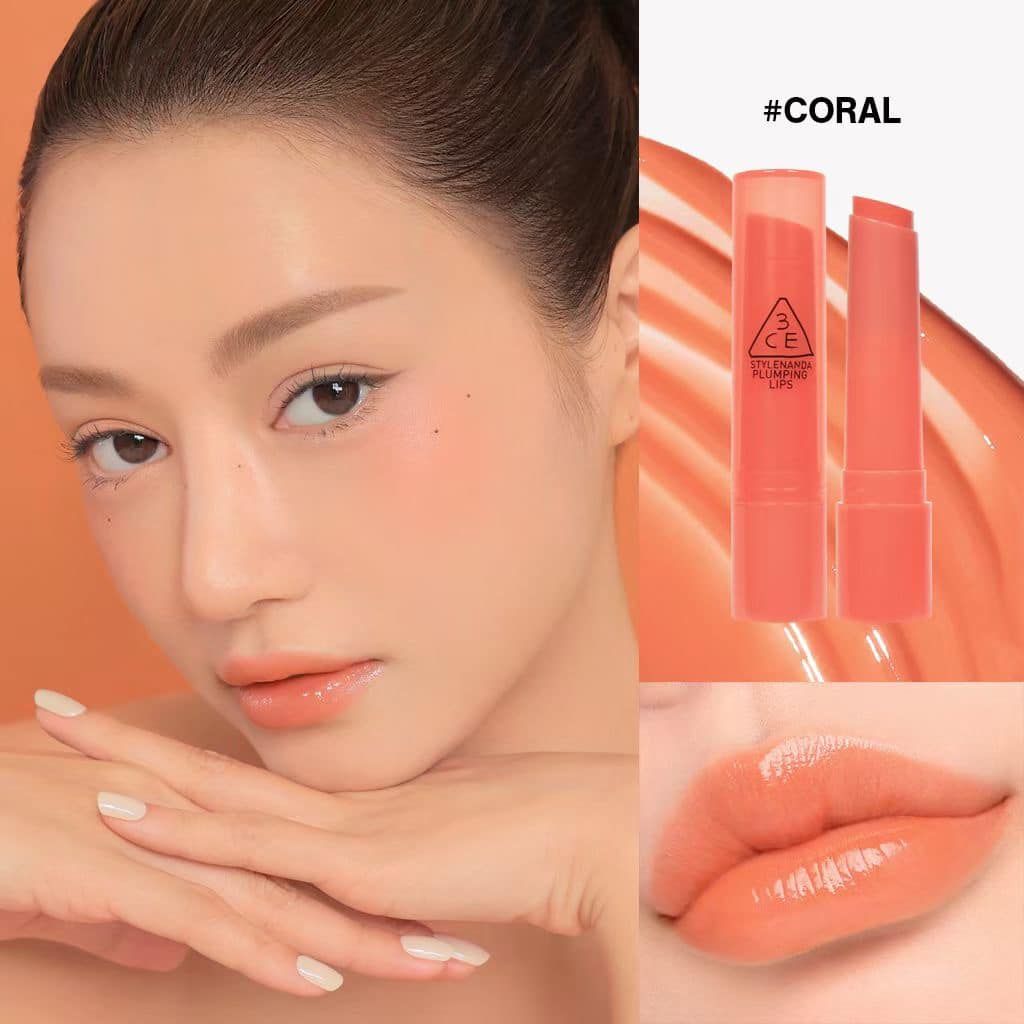 Son Dưỡng 3CE Plumping Lips #Coral