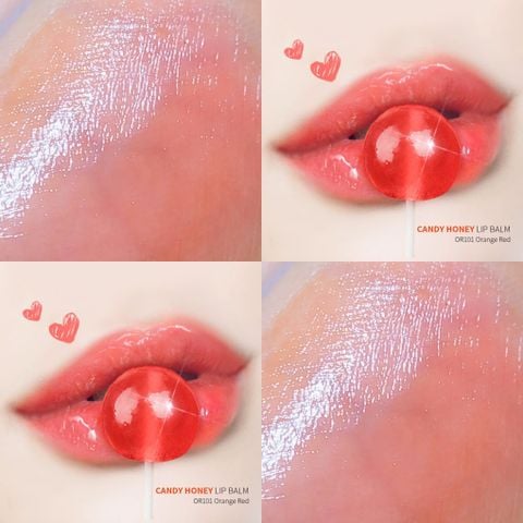 Son Dưỡng Có Màu YNM Candy Honey Lip Balm 3g #OR001 - Orange Red