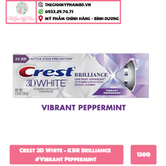 Crest 3D White - KĐR Brilliance #Vibrant Peppermint 130g