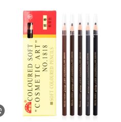 Chì Xé Kẻ Mày Coloured Soft Cosmetic Art Eyebrow Pencil #Brown