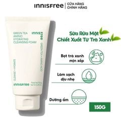 Sữa Rửa Mặt Innisfree Green Tea Amino Hydrating 150g (Mẫu mới)