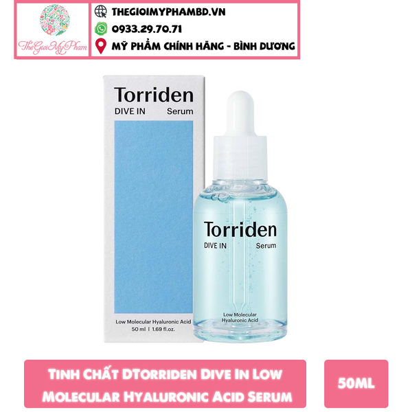 Tinh Chất Dưỡng Ẩm Phục Hồi Torriden Dive-In Low Molecular Hyaluronic Acid Serum 50ml