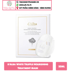 Mặt Nạ d'Alba White Truffle Double Mask Pack Calming & Hydrating